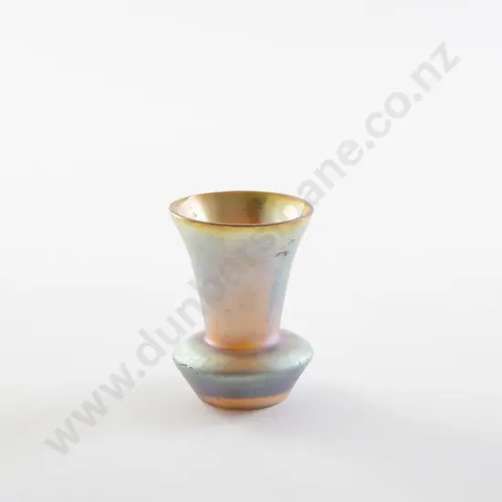 Miniature Tiffany Favrille Glass Vase