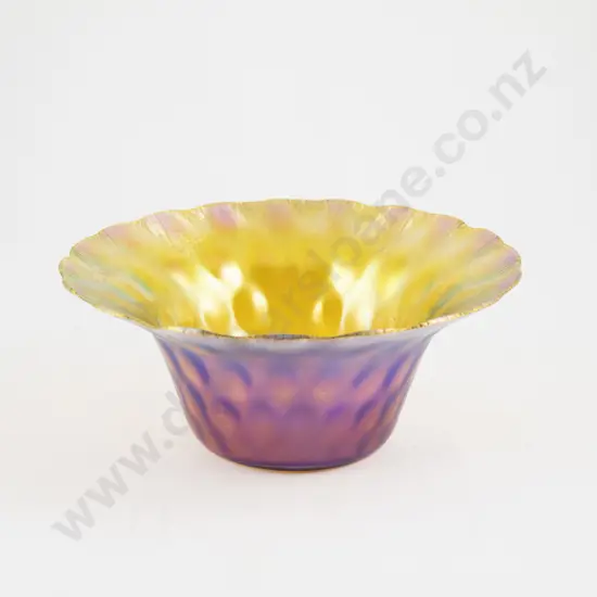 Tiffany Favrille Irridescent Glass Fruit Bowl