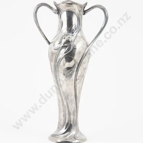 WMF Art Nouveau Two Handled Vase