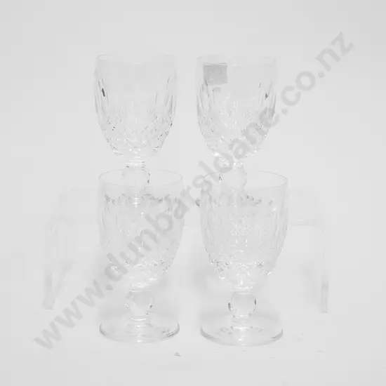 Set of Eight Waterford Crystal Wine Goblets