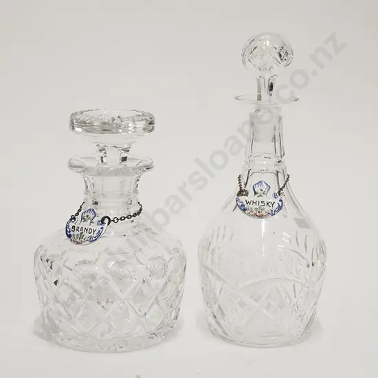 Stuart Heavy Crystal Spirit Decanter and Other