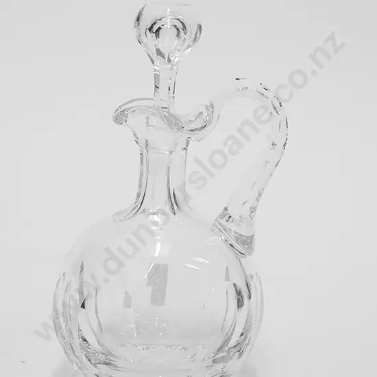 French St Louis Heavy Crystal Claret Jug