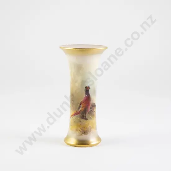 Royal Worcester Trumpet Vase