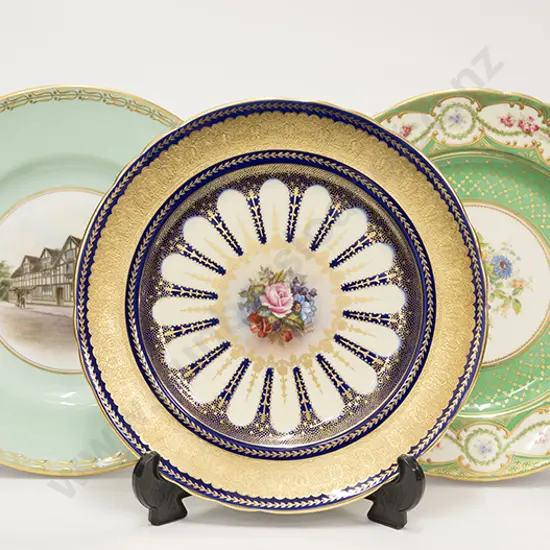 Three Fancy Cake Plates