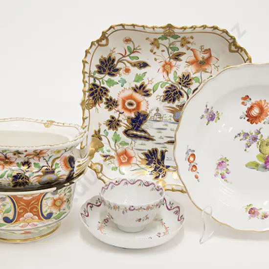 Collection C19th Porcelain