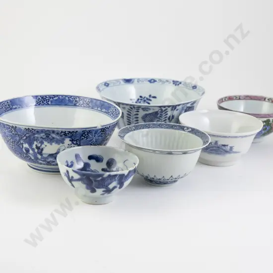 Early C19th Rice and Food Bowls