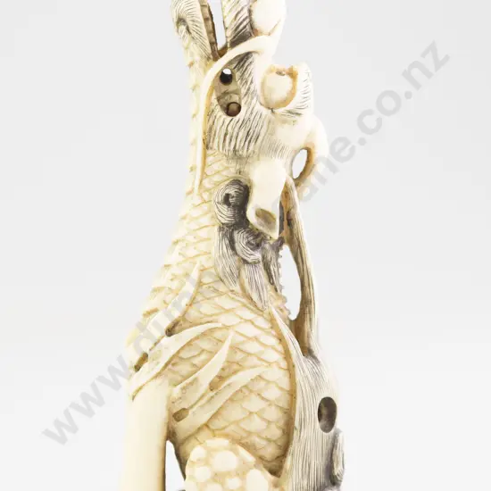 Large Signed Ivory Netsuke