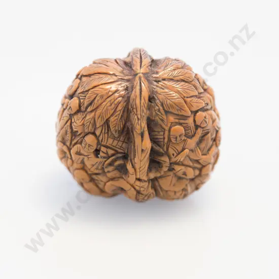 Walnut Shell Okimono