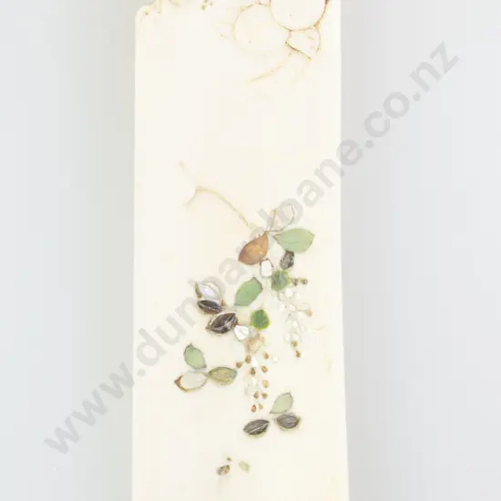 Carved Ivory Shibayama Shoe Horn