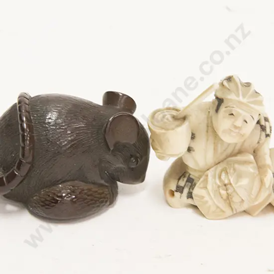 Rosewood Netsuke & Others