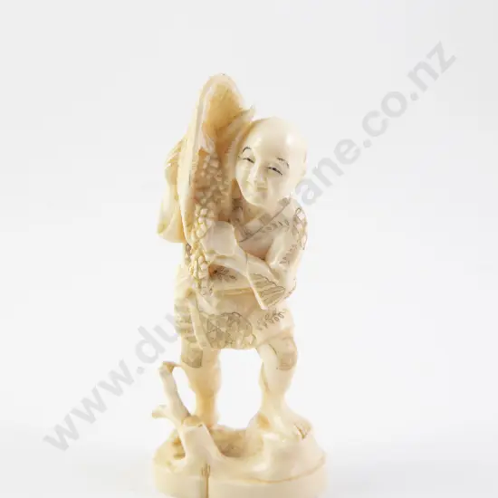 Signed Ivory Figure