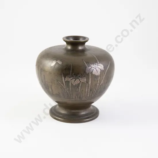 Japanese Bronze Vase
