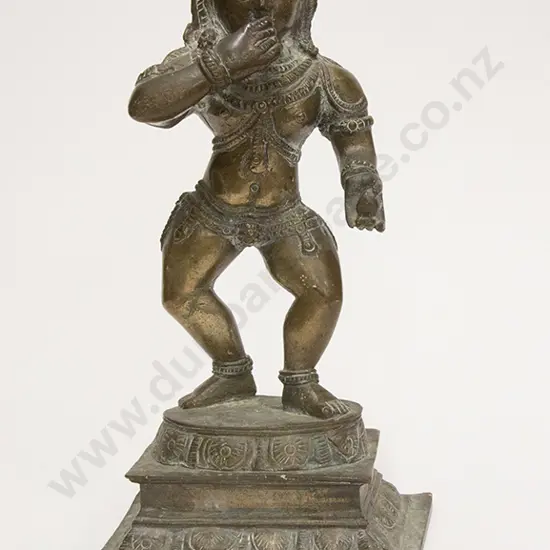 Indian Bronze God Figure