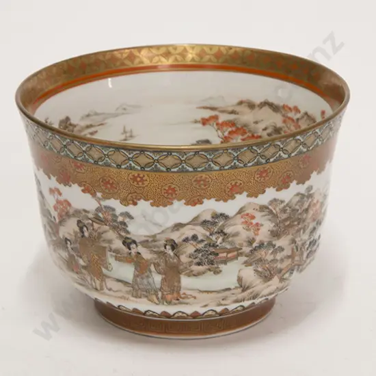 Kutani Ware Deep Bowl