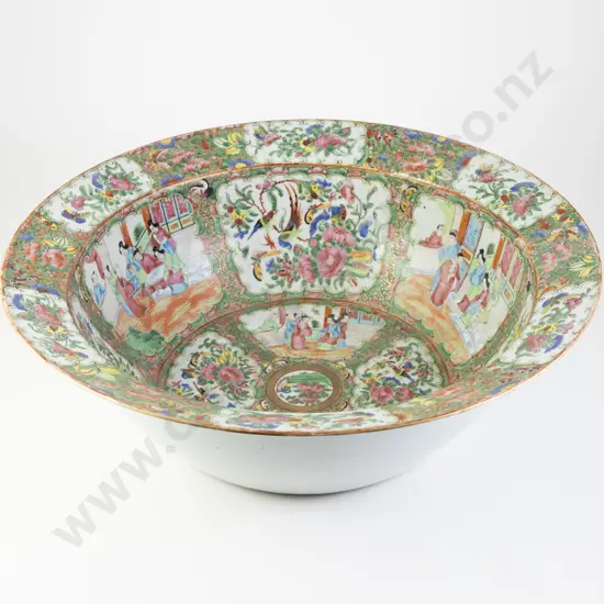 Cantonese Export Ware Basin