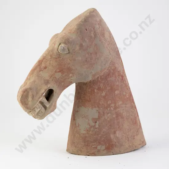 Tang Sung Period Buff Pottery Horse Head