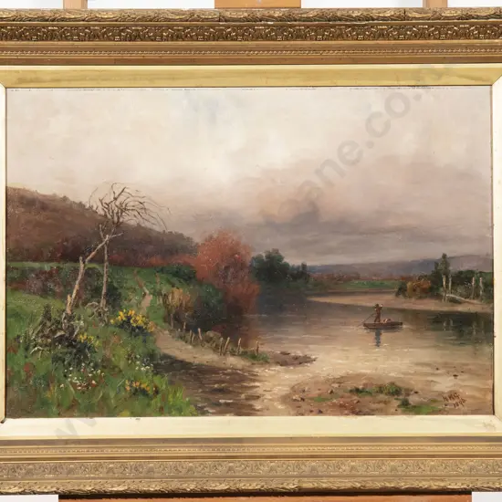 Late C19th Landscape Oil