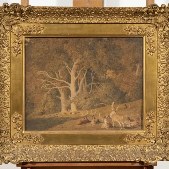 Robert Hills - Deer in a Park