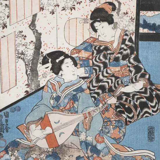 C19th Japanese Woodblock