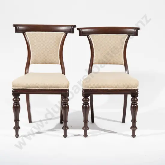 Set of Four William IV Mahogany Dining Chairs