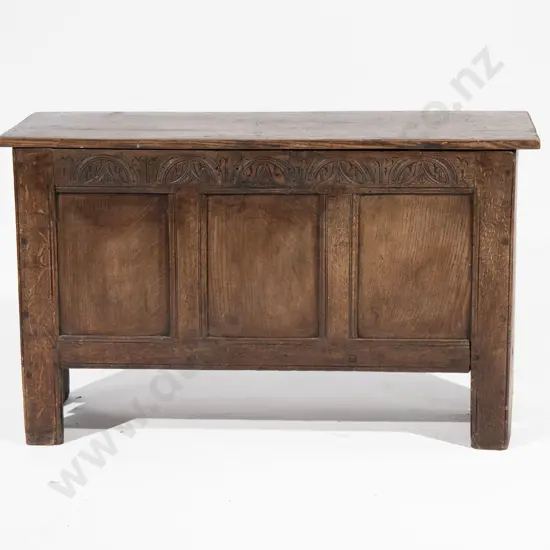 C17th Oak Coffer