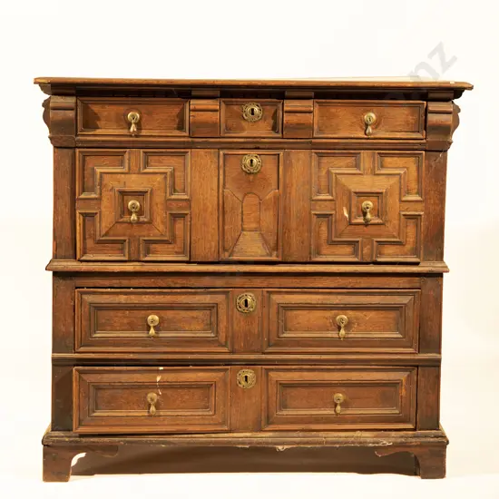 Charles II Oak Chest of Drawers