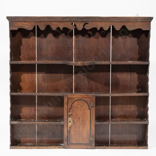 Geo III Oak Plate Rack