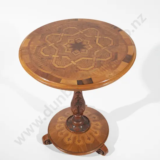 Anton Seuffert Circular Card Table