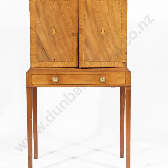 C19th Mahogany Cabinet on Stand