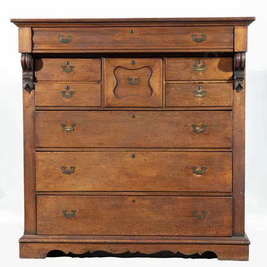 C19th Australian Colonial Cedarwood Scotch Chest