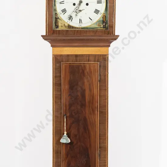 Geo III Long Case Clock by James A Duff of Burntisland