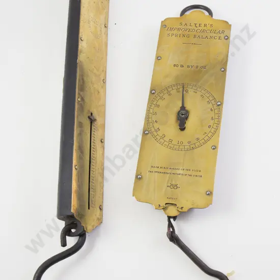 Two Salters Spring Balance Scales