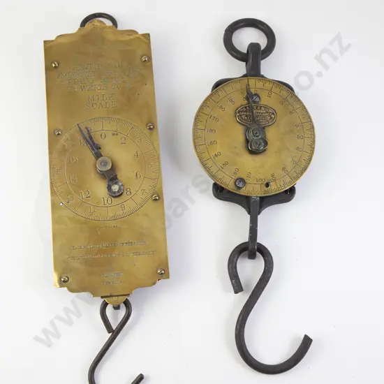Two Spring Balance Scales