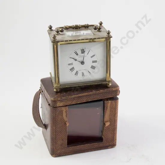 French Brass Cased Carriage Clock