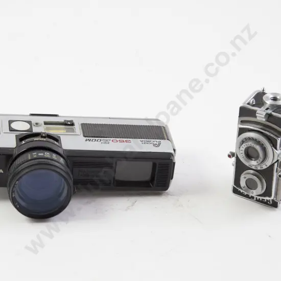 Gemflex Miniature Camera and Pocket Fujica Zoom Camera