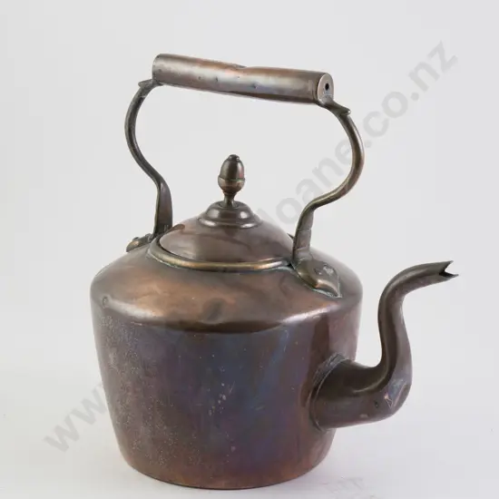 Victorian Copper and Brass Kettle