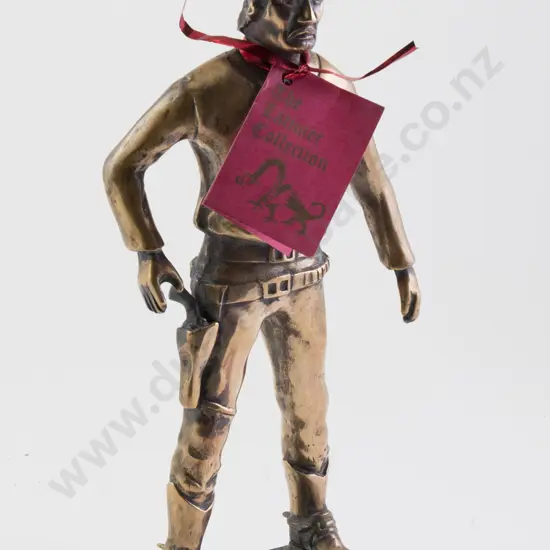 C.1979 Bronze Statue 'The Gunfighter' by H.W Latimer