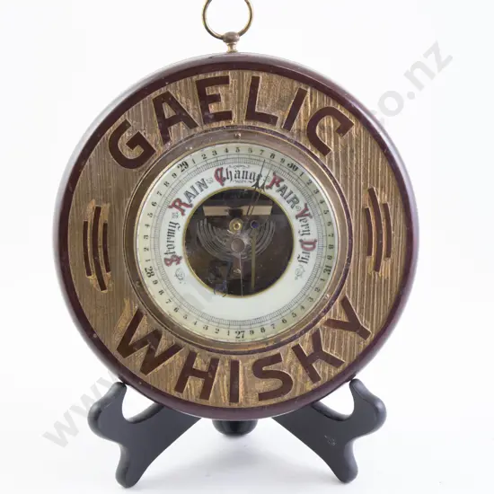 Edwardian Walnut Framed Barometer