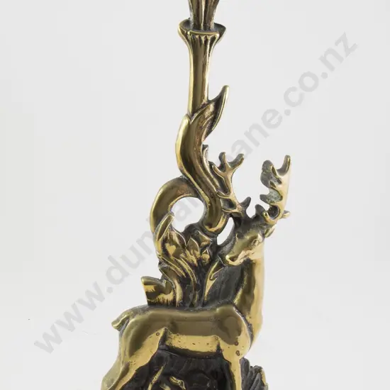 Victorian Weighted Brass Doorstop