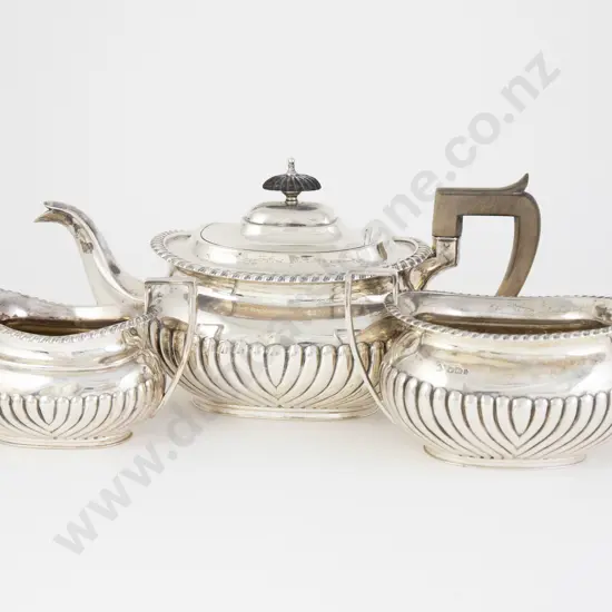 Vict S/S Three Piece Teaset