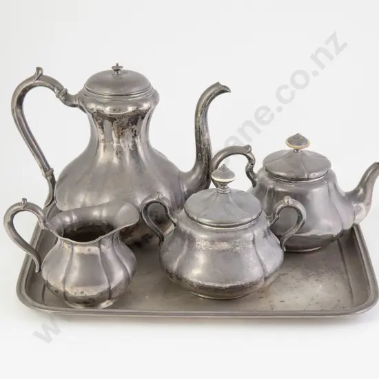 Russian Silver Five Piece Tea & Coffee Service