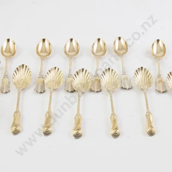 2 Sets Of S/S Gilt Teaspoons