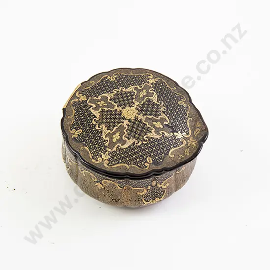 C19th Tortoiseshell Applique Vanity Box