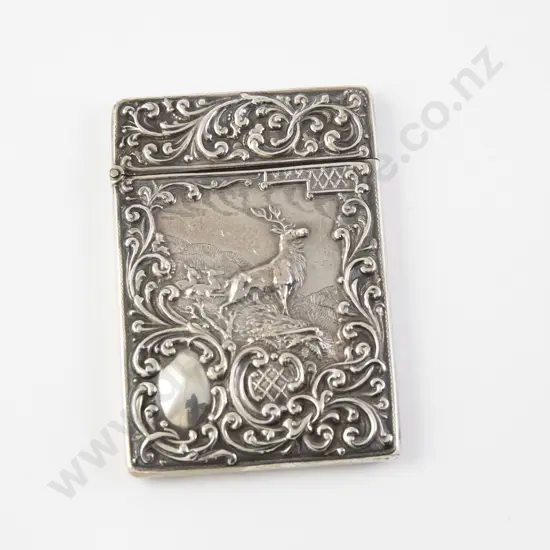 Edward VII Silver Calling Card Case