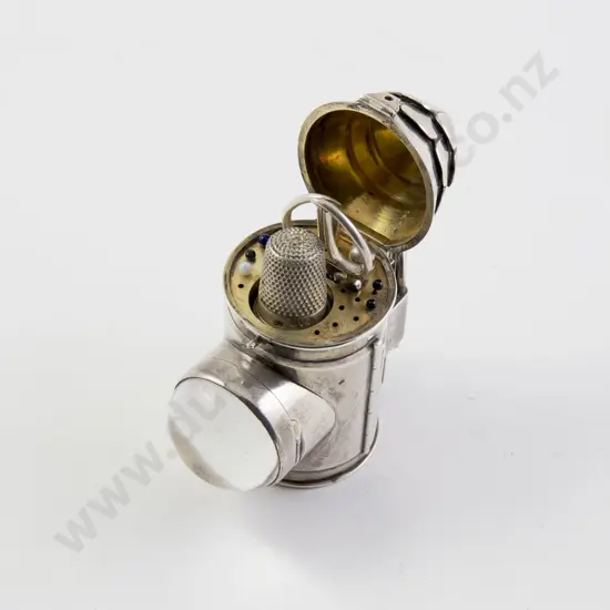Victorian Silver Sewing Etui