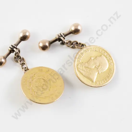 1895 & 1897 1/2 Pond Cuff-Links
