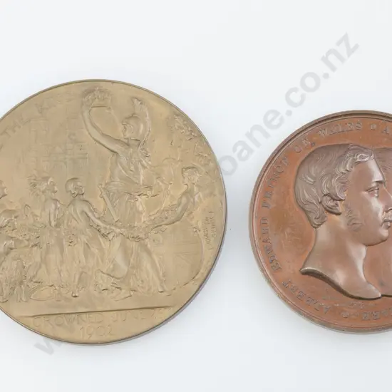 Large Bronze Medal and Other
