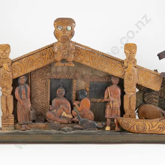 Early C20th Folk Art Diorama