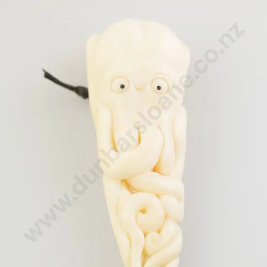 Carved Marine Ivory Pendant