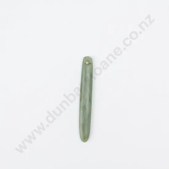 An Early C20th/ C19th Maori Greenstone Kuru (Pendant) - Y20942